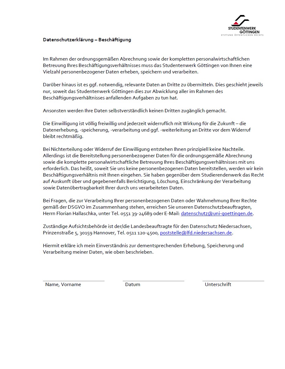 datenschutz